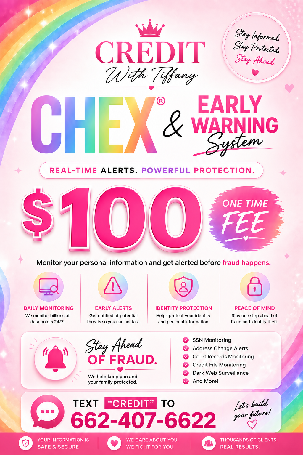 Chex and Early Warning System Removal